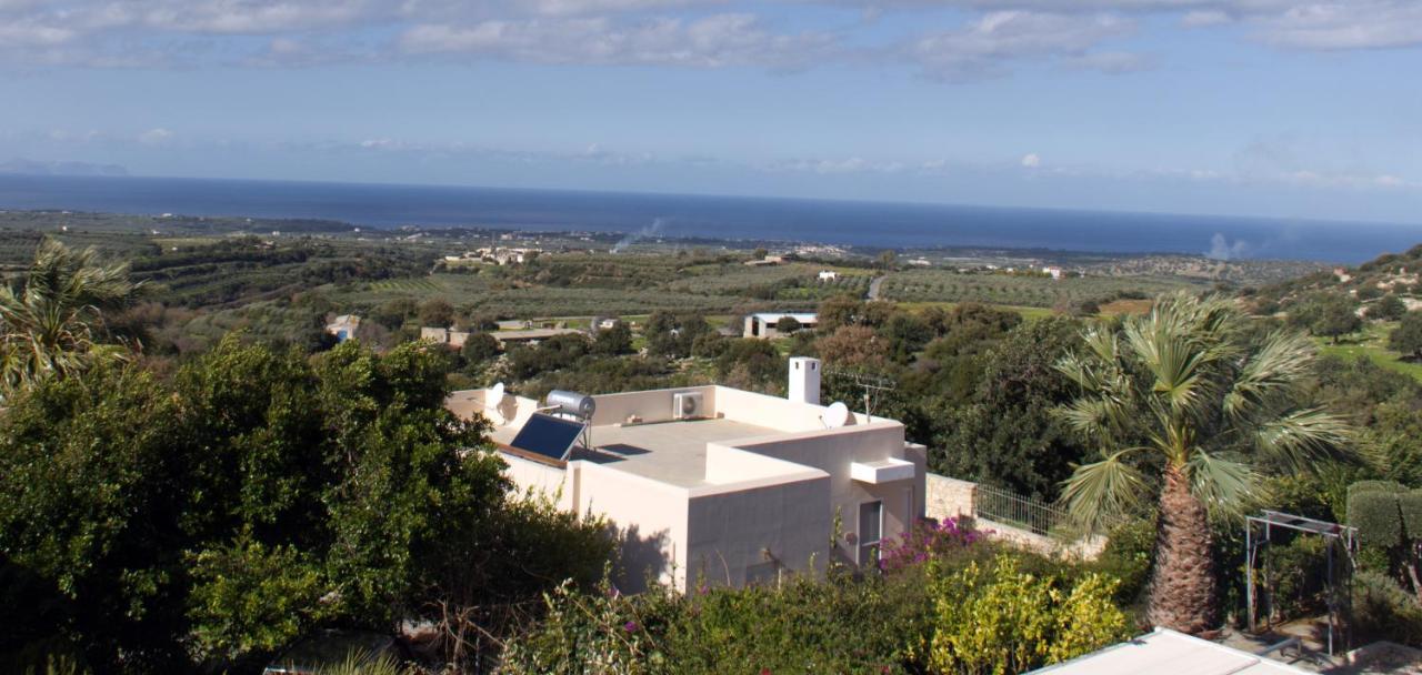 Gemuetliche Villa Mailin Priv. Pool Schoene Aussicht Skouloufia Bagian luar foto