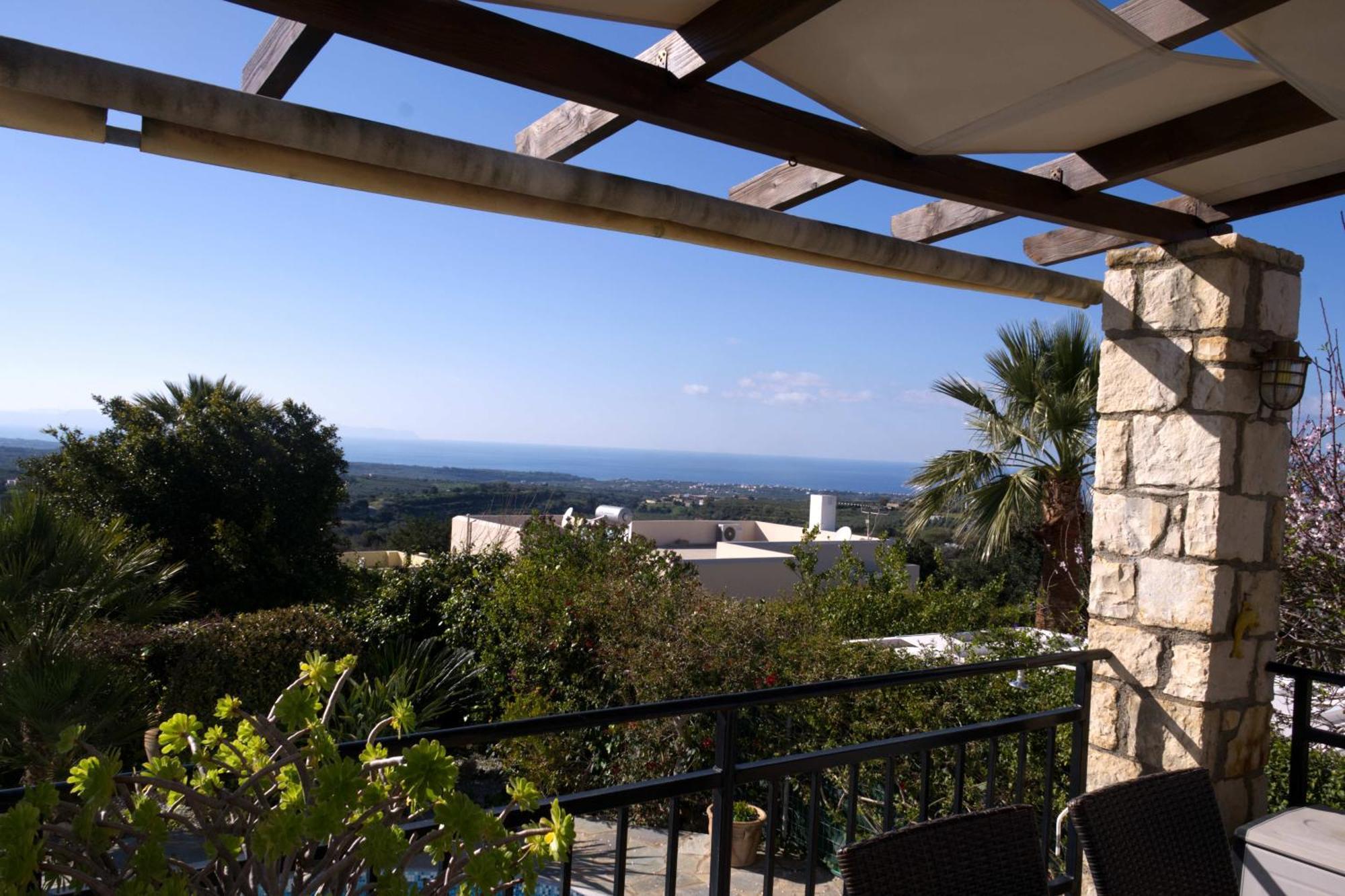 Gemuetliche Villa Mailin Priv. Pool Schoene Aussicht Skouloufia Bagian luar foto